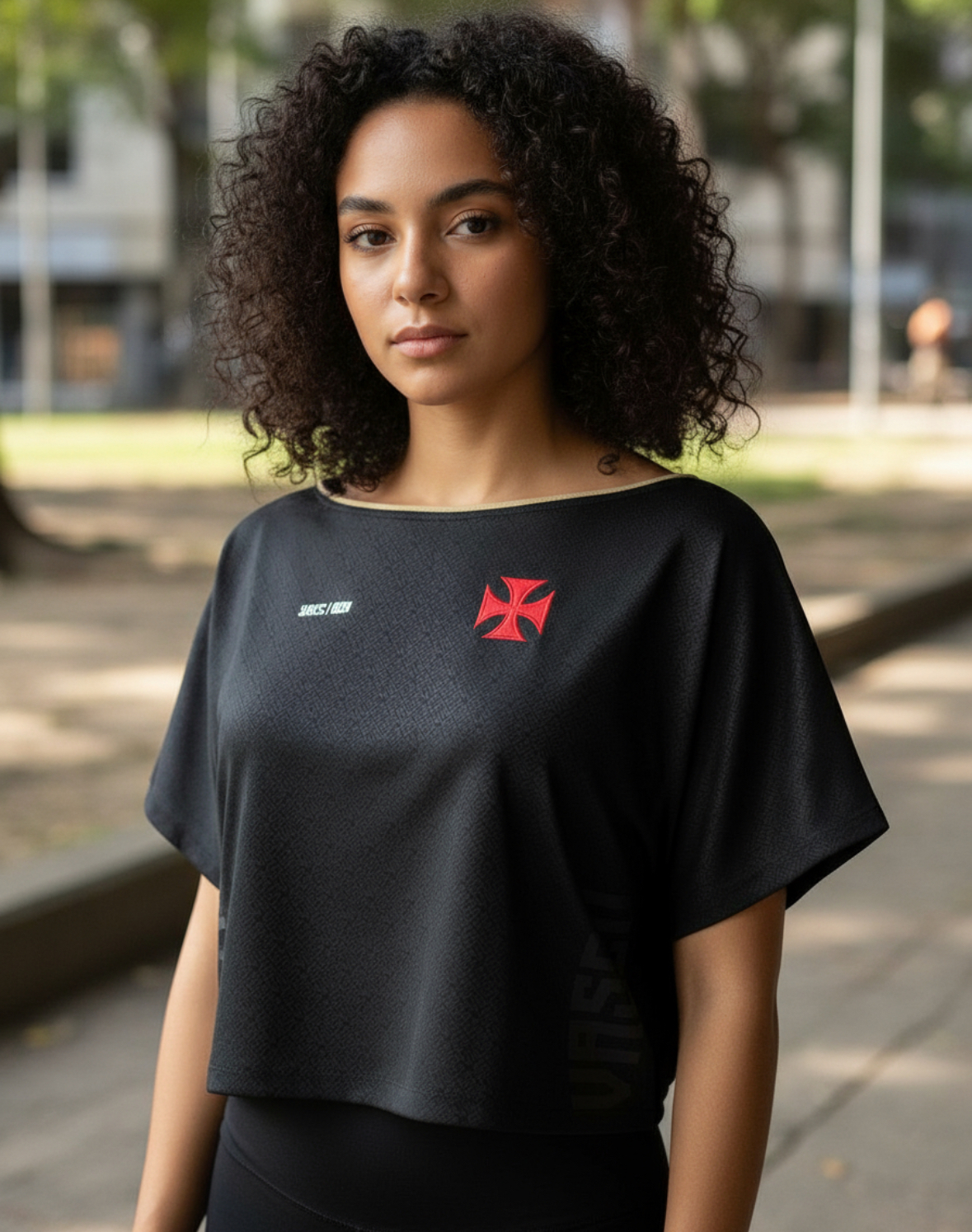Cropped blusinha feminina vasco oficial